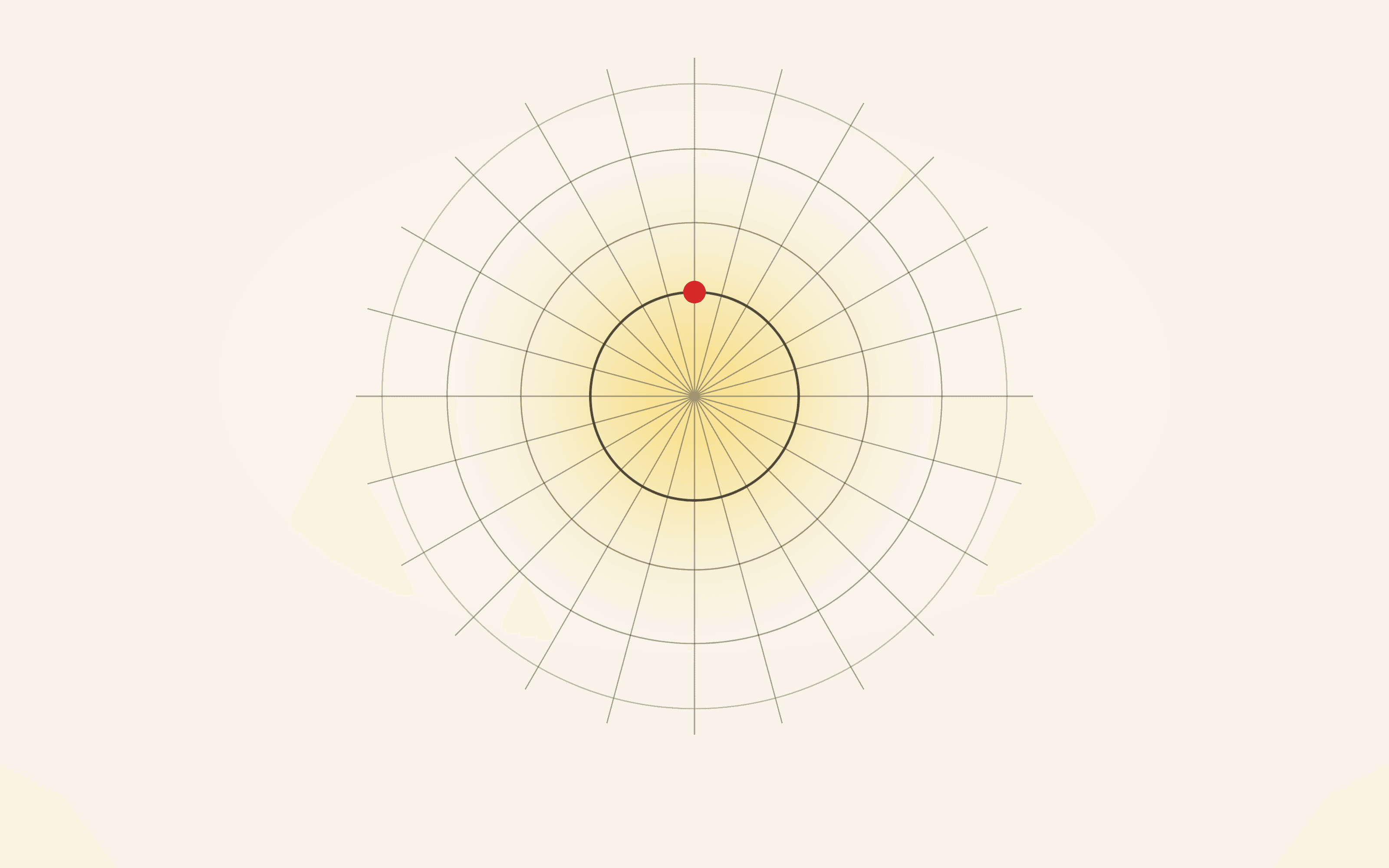 MODERNSPEAK editorial compass motif on an ivory backdrop
