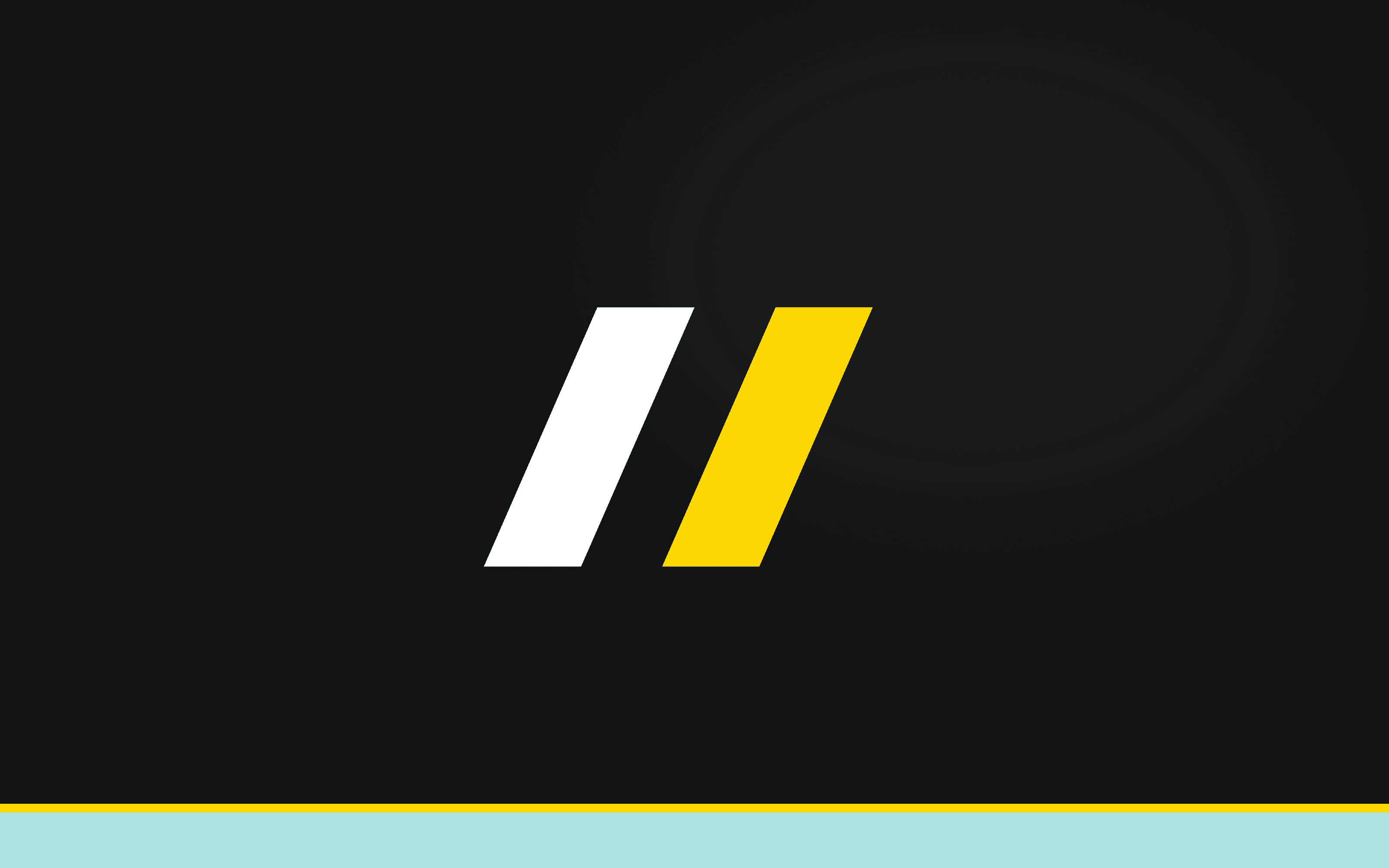 The ISAIC angular mark in white and yellow with teal band