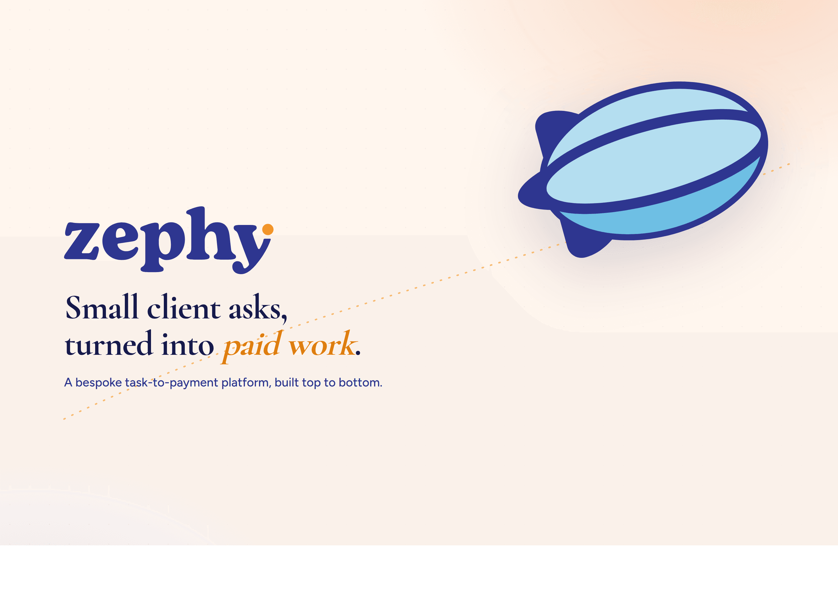 Zephy, a bespoke task-to-payment platform
